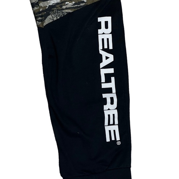 Realtree Camo Joggers Pants Size Medium LIght Weight Drawstring Colorblock 30 - Picture 4 of 11